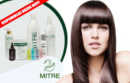 ¡Luce un cabello saludable! Para RD$ 630 en vez de RD$ 5,000 por Línea Capilar Mitre: Shampoo (32 oz) + Tratamiento capilar (22 oz) + Laceador (16 oz) + Leave-In (8 oz) + Tratamiento de Keratina (4 oz) + Ampollas (4) + Gotero anti-caída y crecimiento + Bolso en Mitre.