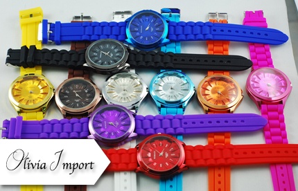 ¡A la hora con estilo! Paga RD$ 400 en vez de RD$ 800 por Reloj Womage en Olivia Import. *Oferta Limitada*