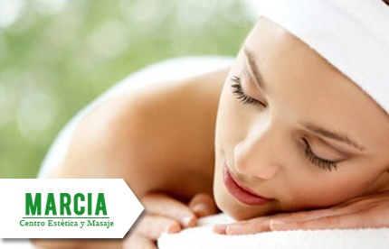 ¡Para un momento relajante! Paga hoy RD$ 495 en vez de RD$ 3,900 por Masaje de relajación de 45 minutos + Baño de sauna + Envoltura de algas marinas o chocolaterapia + Exfoliación corporal en Marcia Centro de Estética y Masaje.